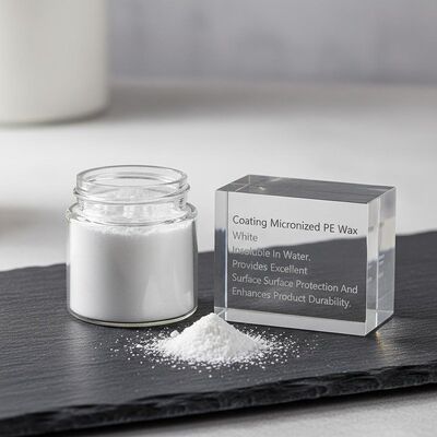 طلاء شمع البولي إيثيلين الميكروني أبيض غير قابل للذوبان في الماء يوفر حماية ممتازة للسطح ويعزز متانة المنتج